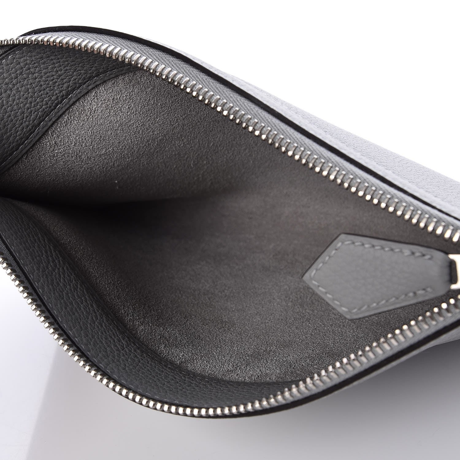 Hermes Togo Bazar Pouch Gris Mouette 5 of 8