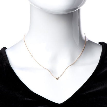 Tiffany 18K Rose Gold Diamond .03ct Elsa Peretti Diamonds by the Yard Pendant Necklace 2 of 5