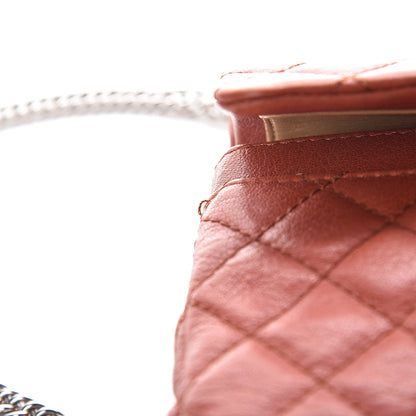 Chanel Glazed Lambskin Quilted Medium Double Flap Bijoux Chain Dark Orange 17 of 17