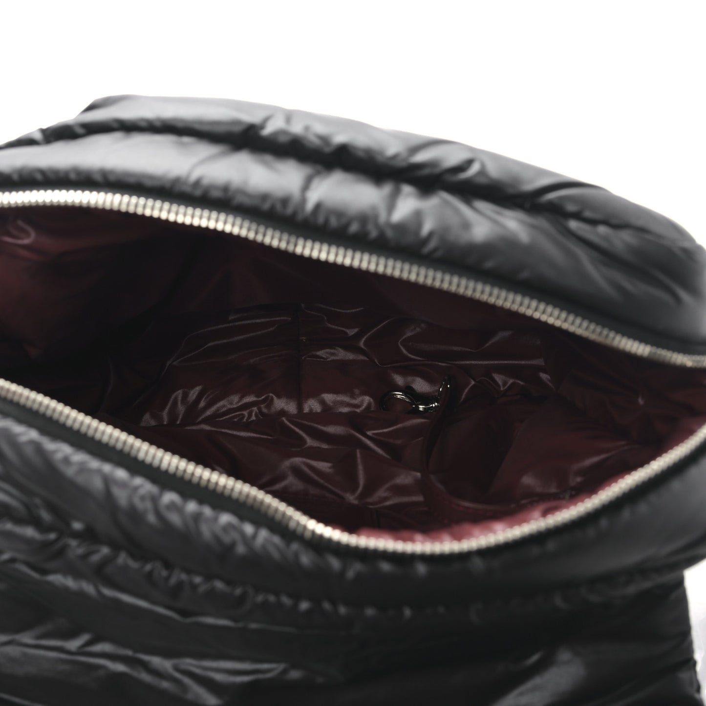 Nylon Small Coco Cocoon Messenger Bag Black