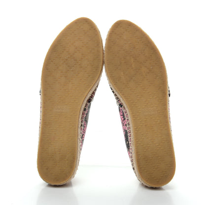 Gucci GG Supreme Monogram Bengal Espadrilles 38.5 Beige Pink 6 of 10