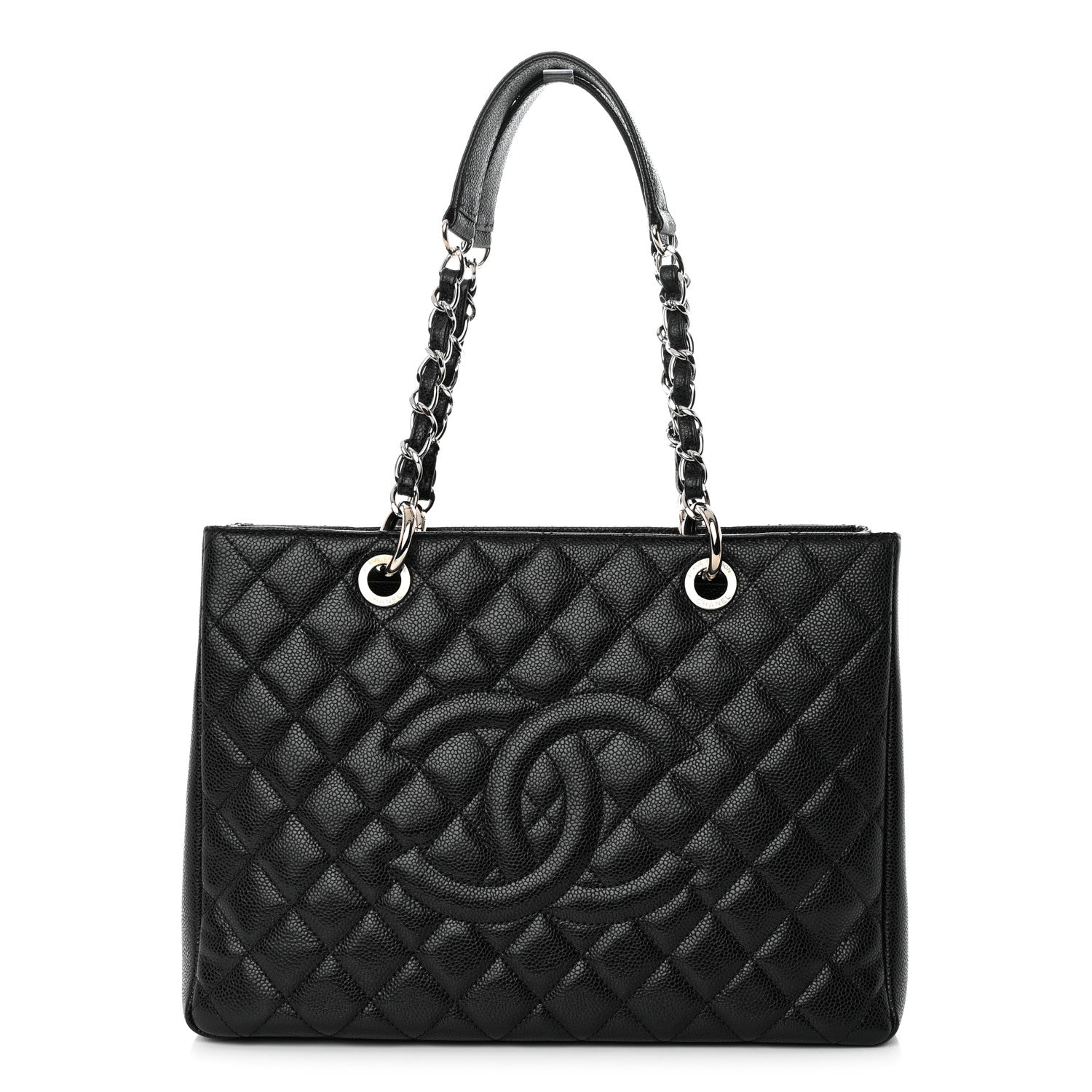 Chanel Caviar Quilted Grand Shopping Tote GST Black 1 of 14