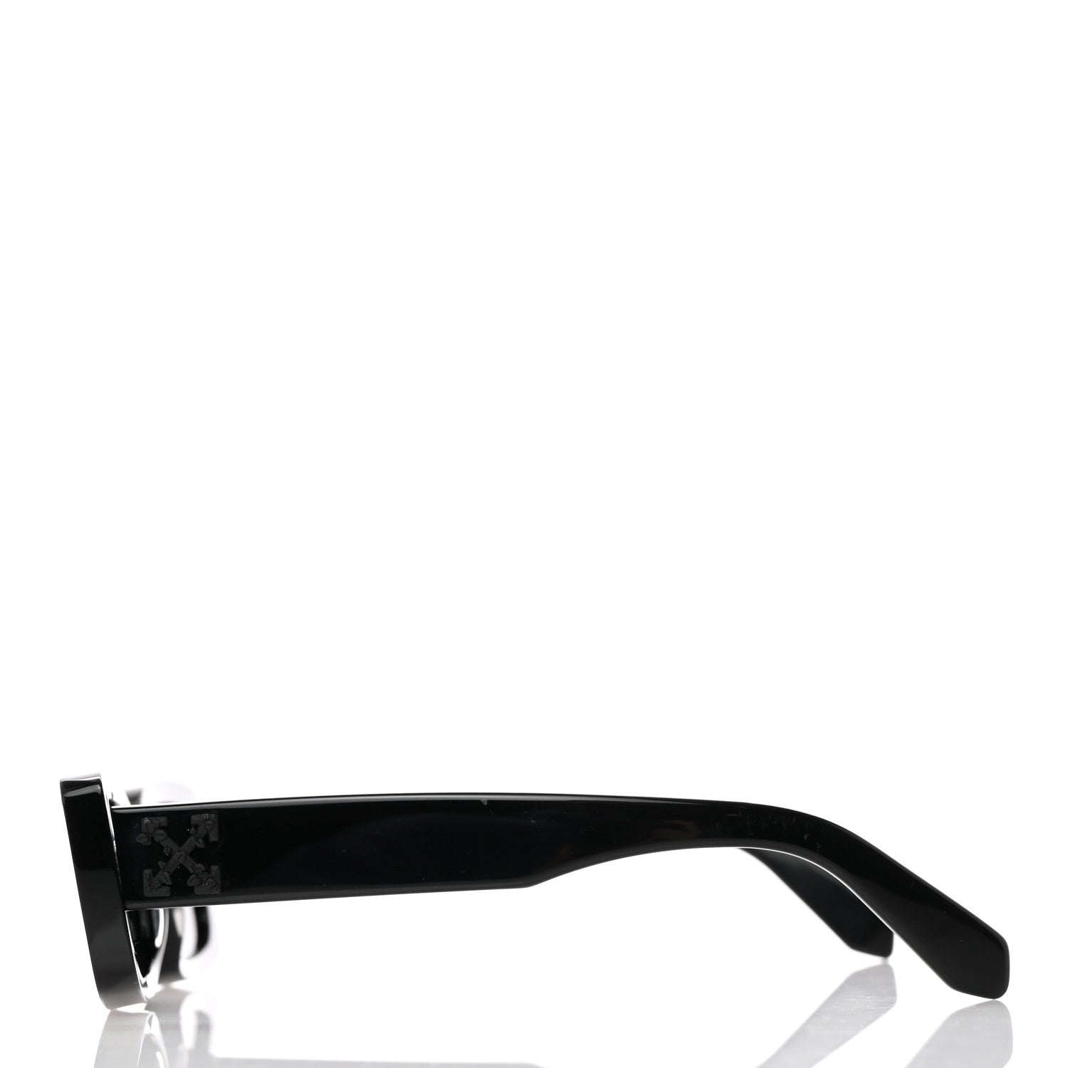 Off-White Acetate Arthur Square Sunglasses OW40004U Black 3 of 11