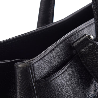 Chanel Calfskin Cerf Executive Shopper Tote Black 8 of 14