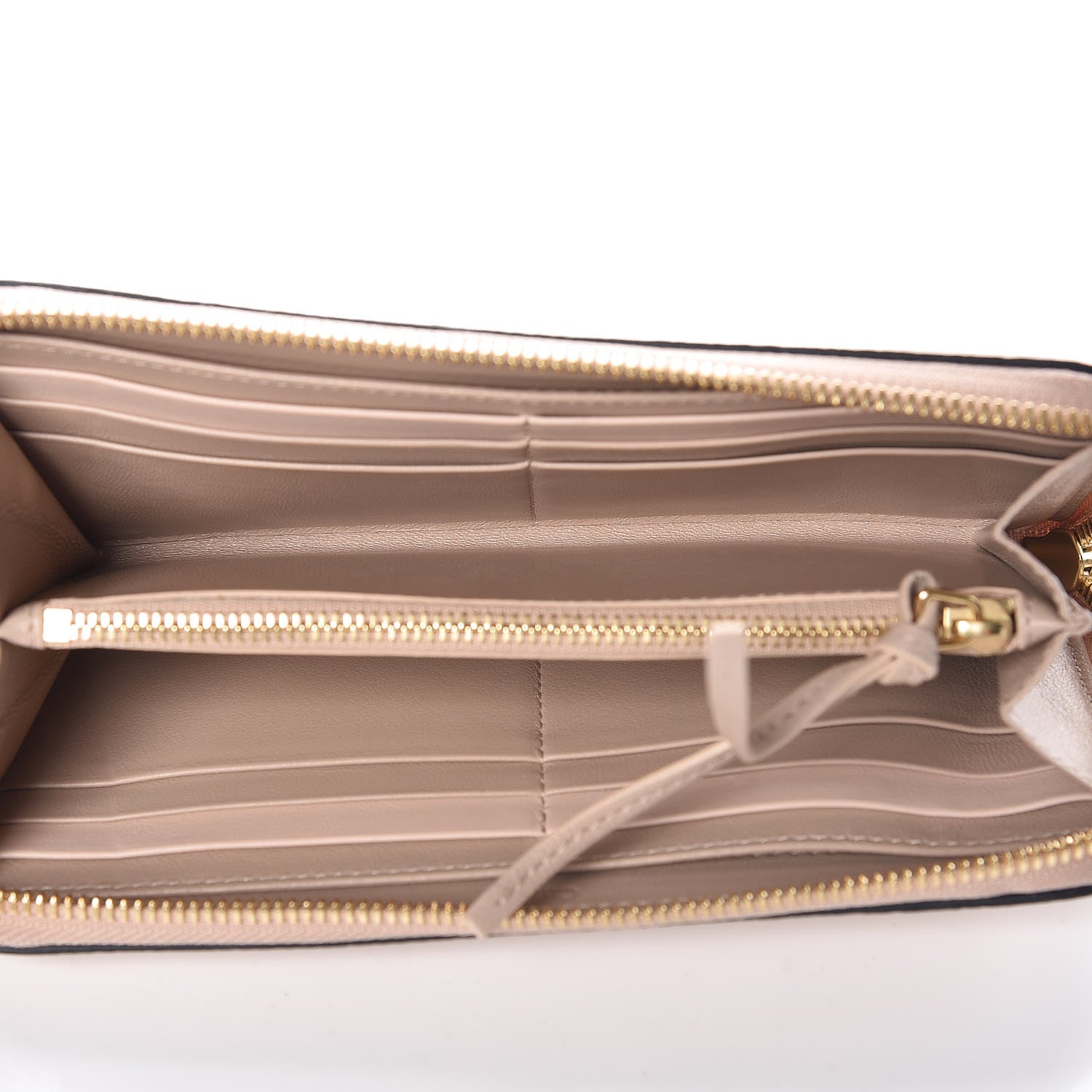 Chloe Grained Calfskin Alphabet Long Zip Around Wallet Blush Nude 6 of 9