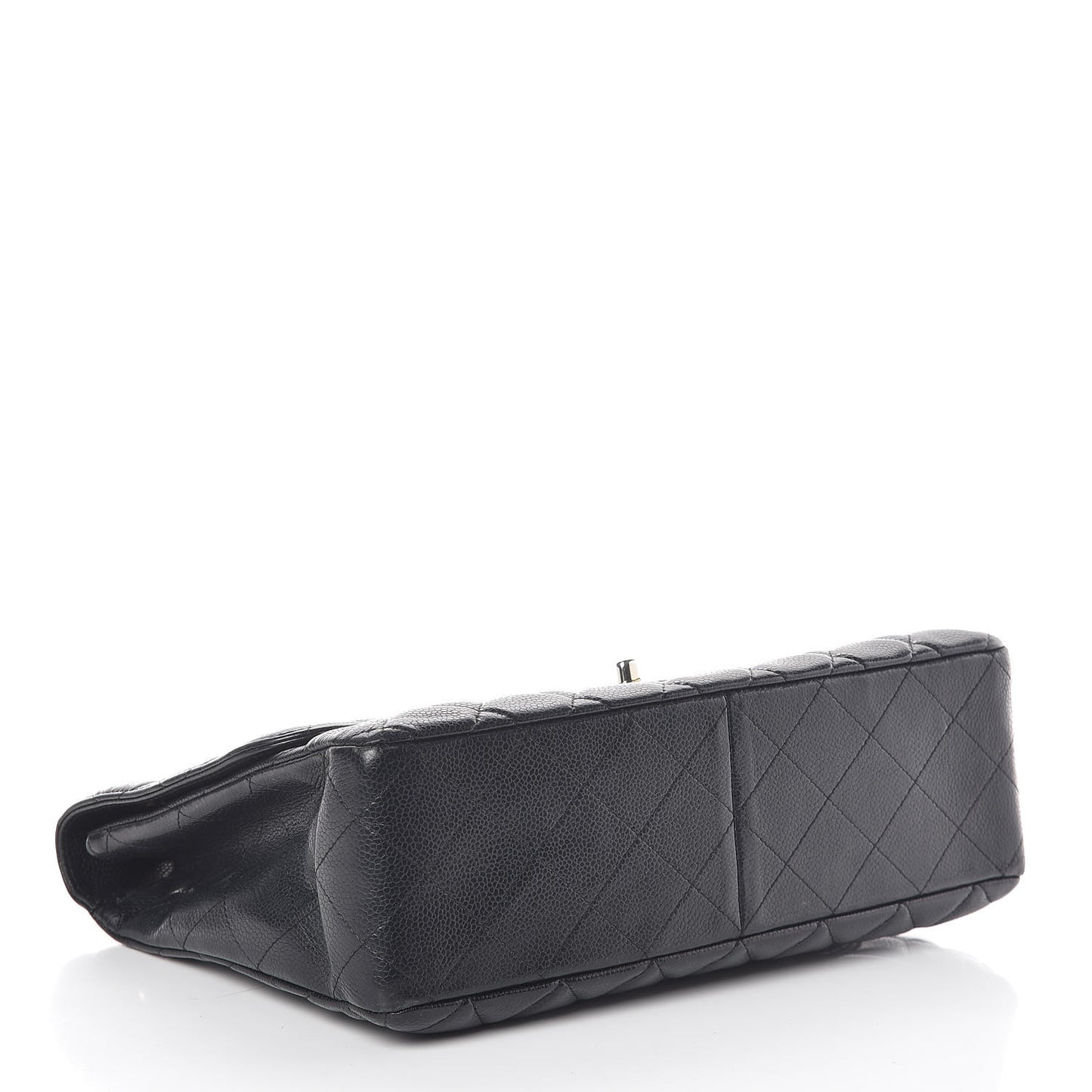 Caviar Quilted Jumbo Single Flap Black