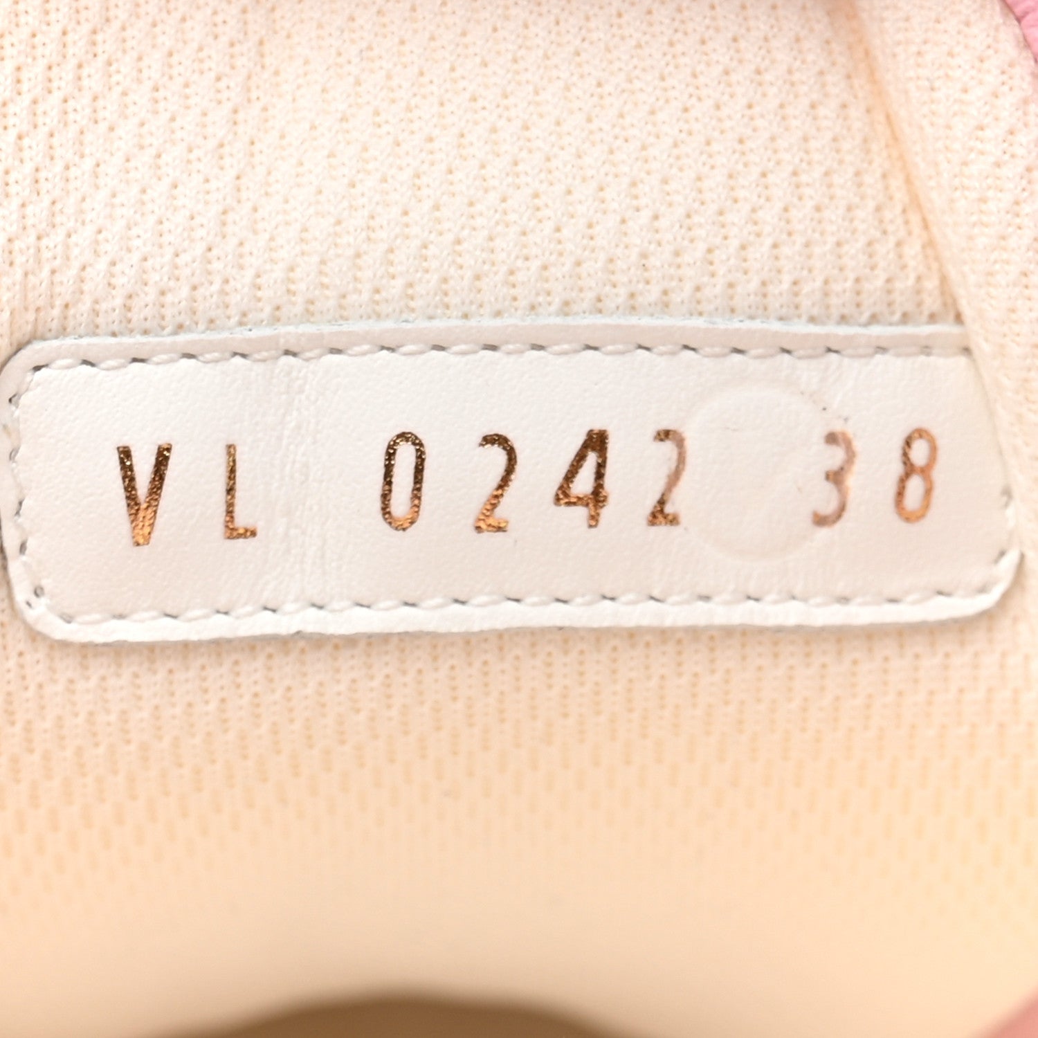 Louis Vuitton Canvas LV Squad Sneakers 38 White Pink 8 of 10
