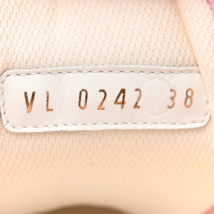 Louis Vuitton Canvas LV Squad Sneakers 38 White Pink 8 of 10