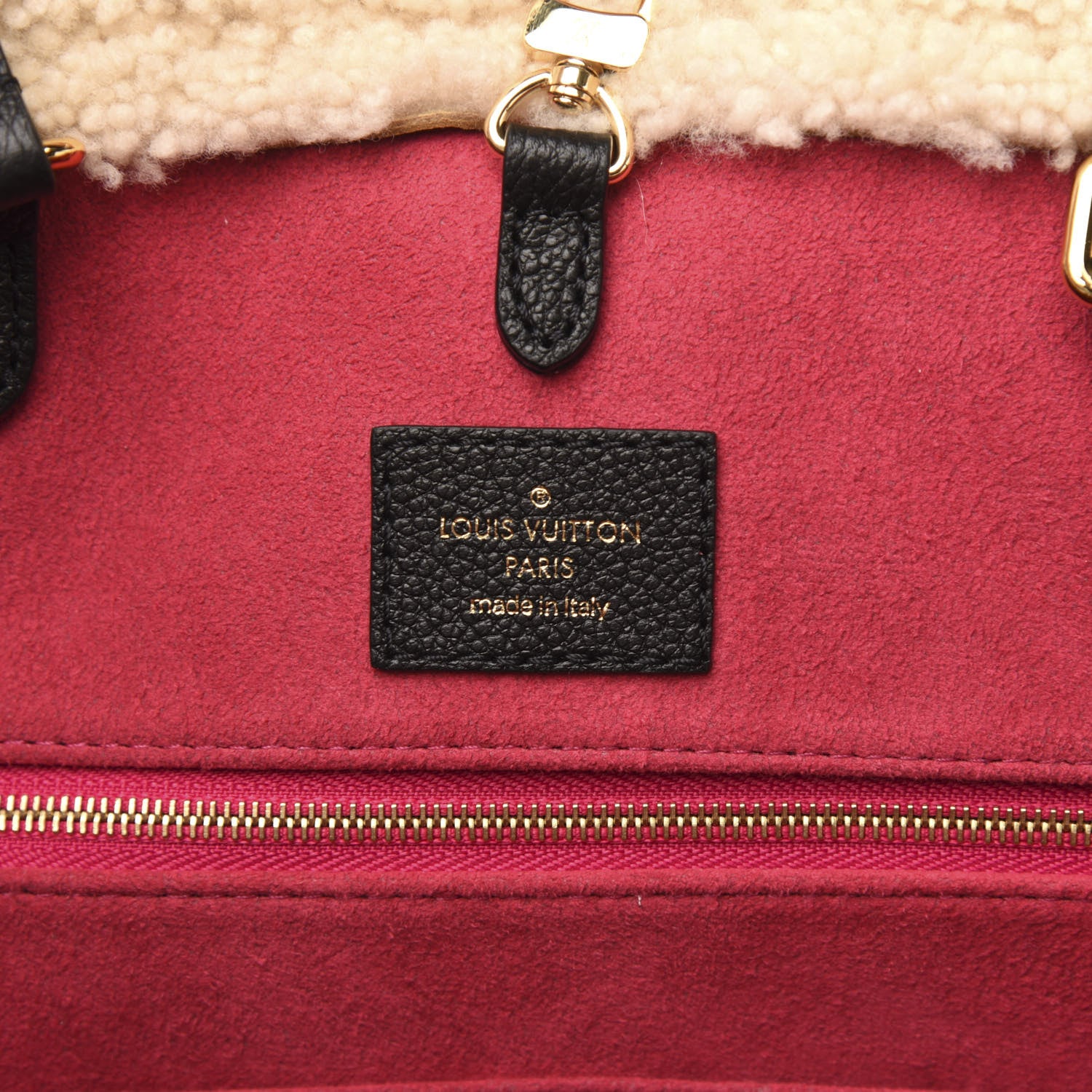 Louis Vuitton Calfskin Monogram Teddy Onthego GM Black 6 of 10