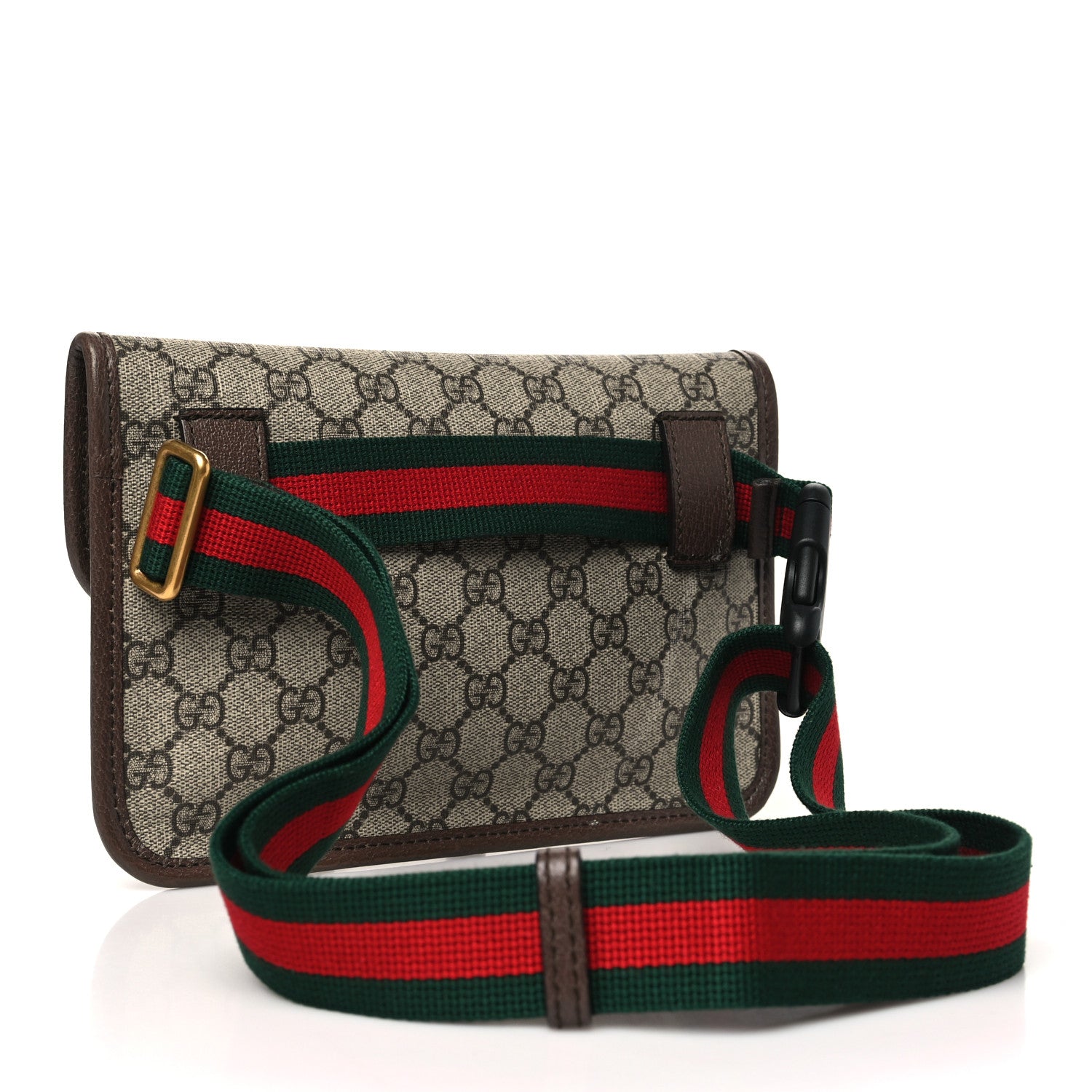 Gucci GG Supreme Monogram Neo Vintage Web Belt Bag Brown 3 of 11