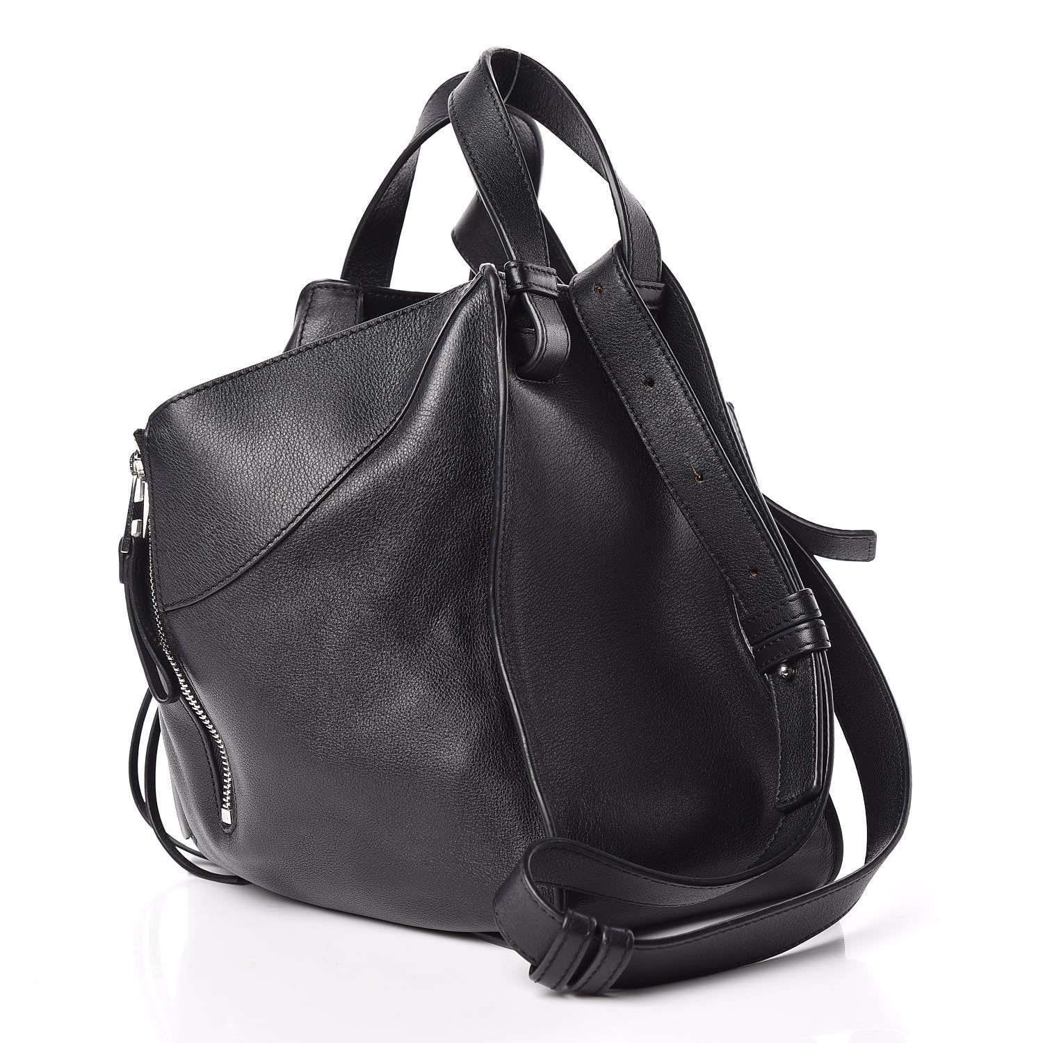 Loewe Calfskin Small Hammock Shoulder Bag Black 3 of 10