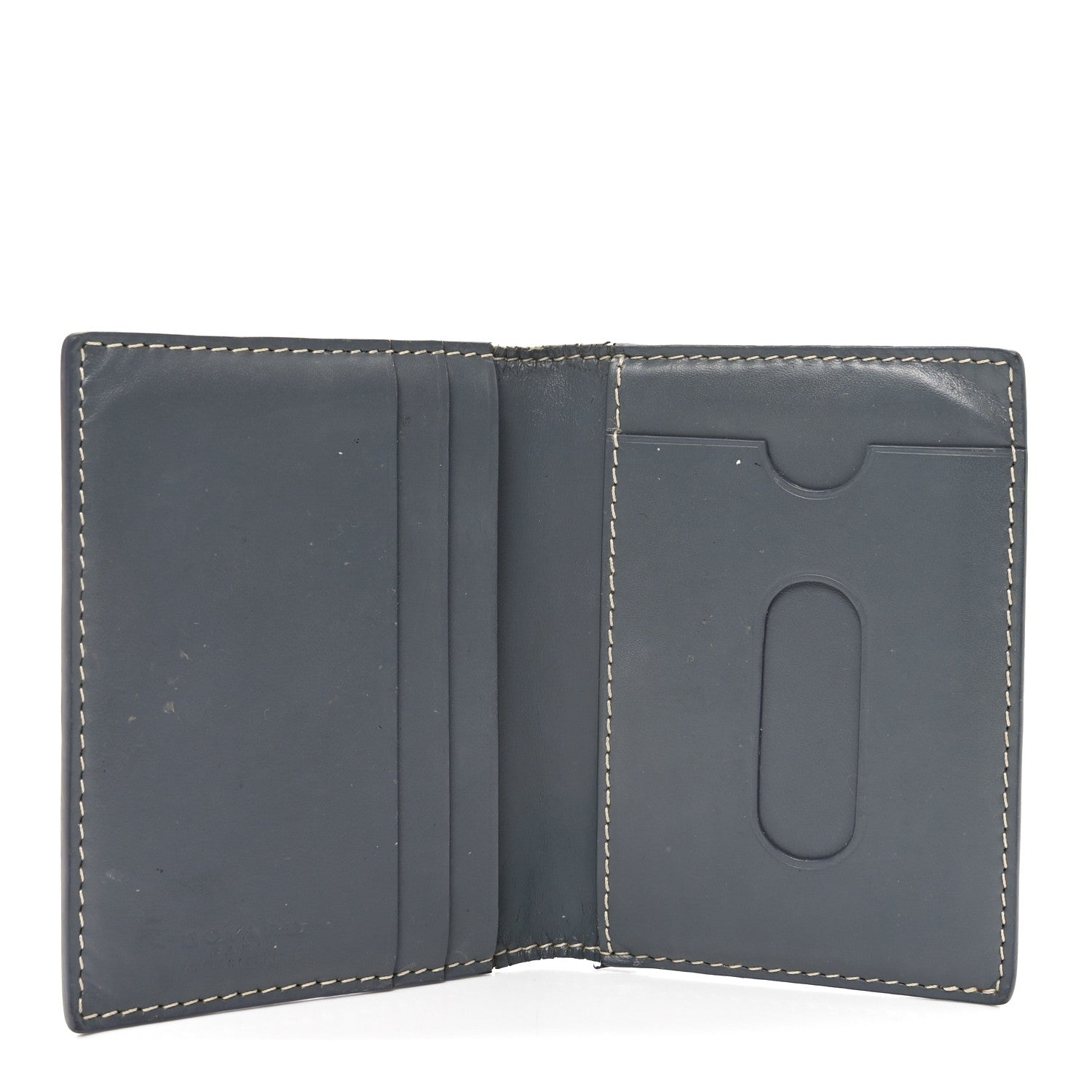 Goyard Goyardine Saint Marc Folding Card Case Grey 4 of 8