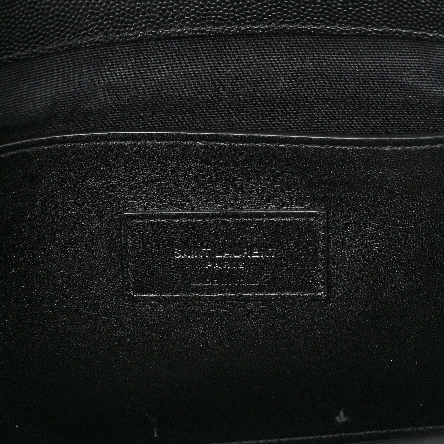 Grain De Poudre Medium West Hollywood Monogram Fold-Over Black