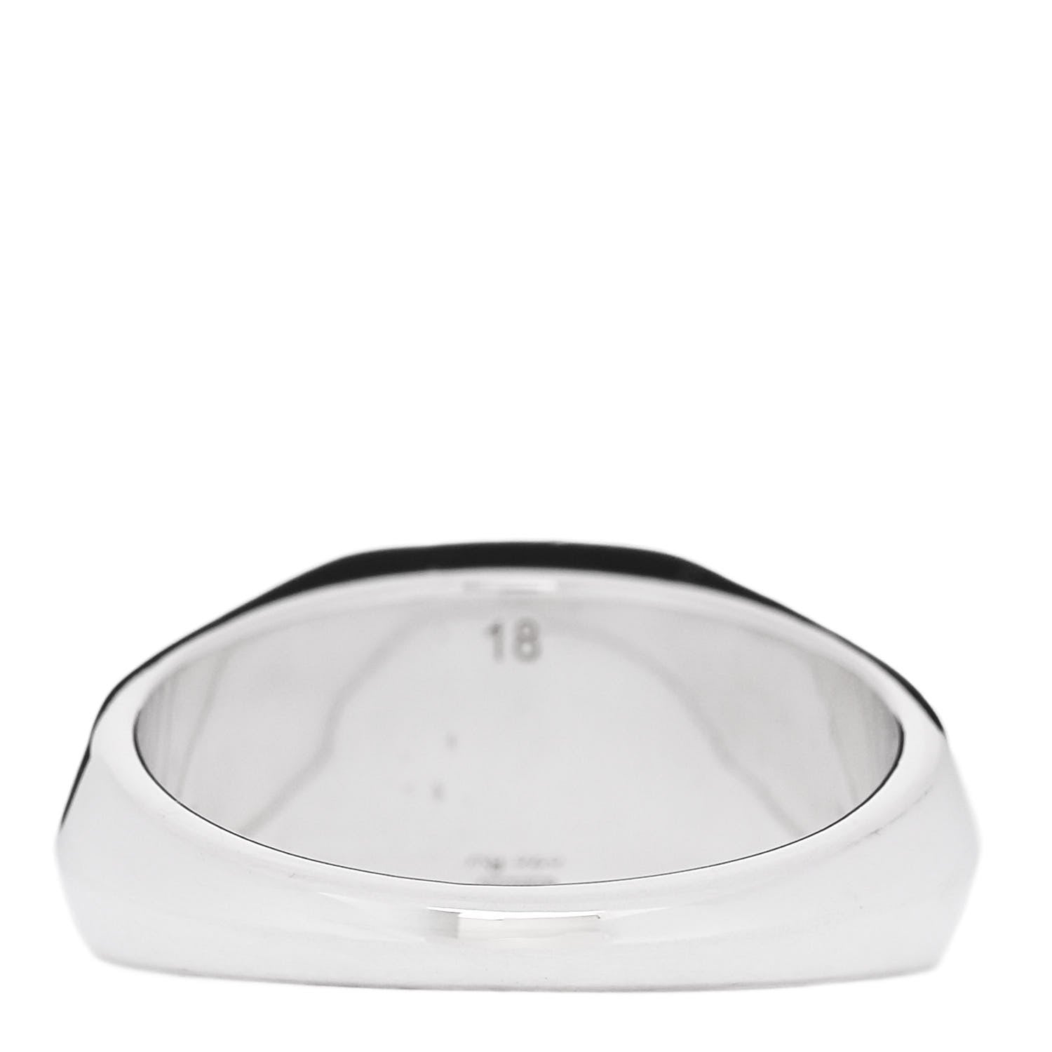 Gucci Sterling Silver 10mm Trademark Ring 58 8.25 3 of 5