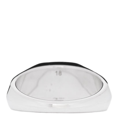 Gucci Sterling Silver 10mm Trademark Ring 58 8.25 3 of 5