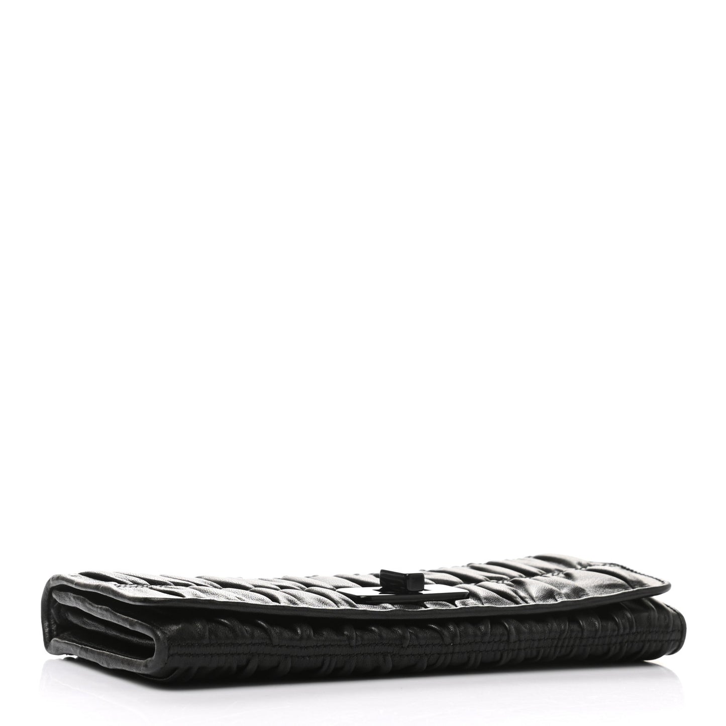 Nappa Gaufre Wallet Black