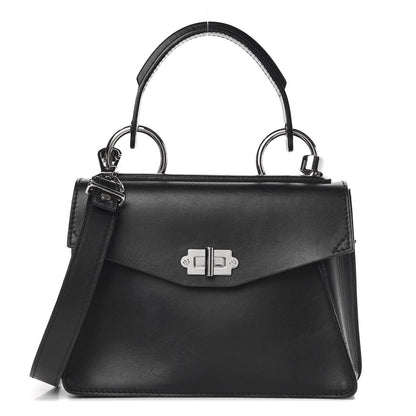 Proenza Schouler Calfskin Small Hava Top Handle Bag Black 1 of 13