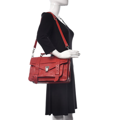 Proenza Schouler Lambskin Medium PS1 Satchel Brick 2 of 11