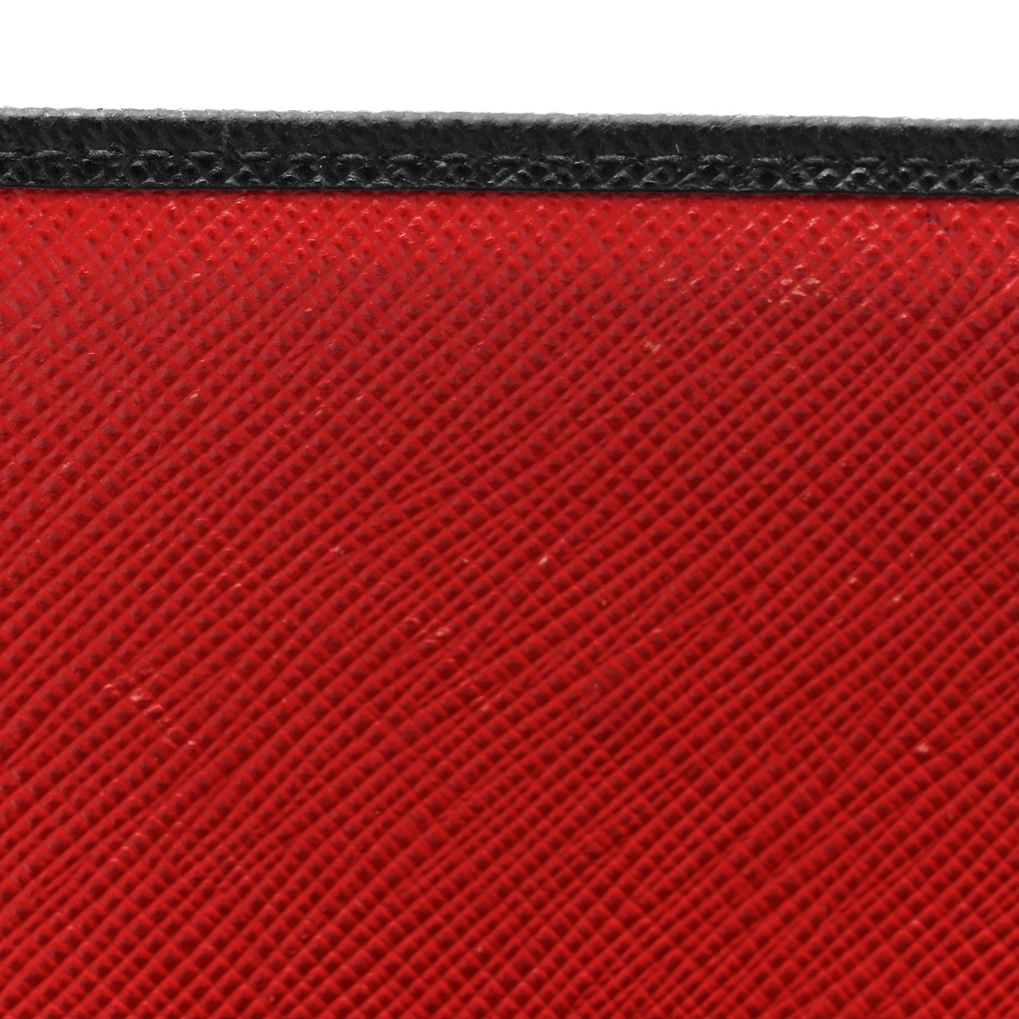 Saffiano Bi-Color Wallet On Chain Black Fuoco