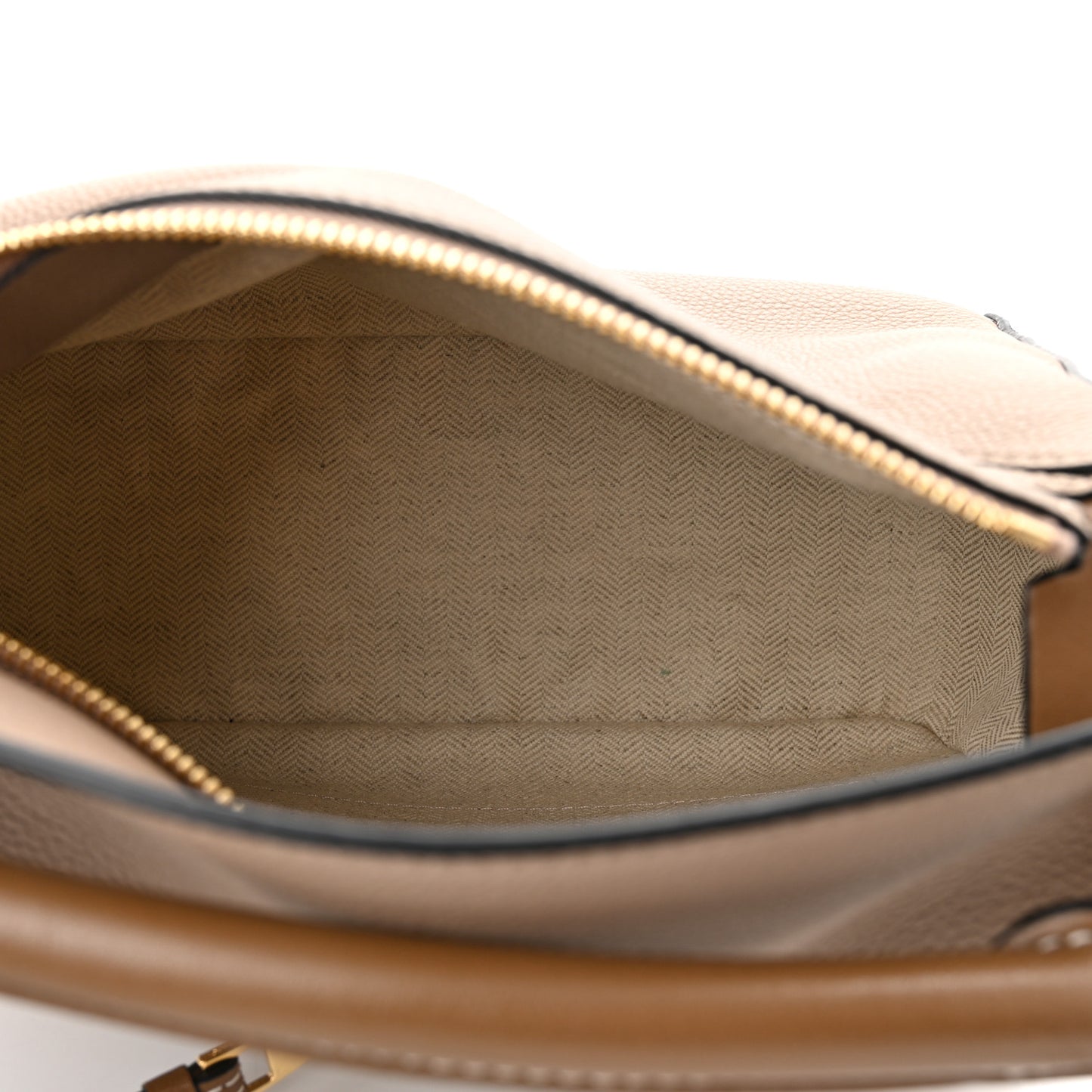 Grained Calfskin Small Puzzle Bag Sand Mink