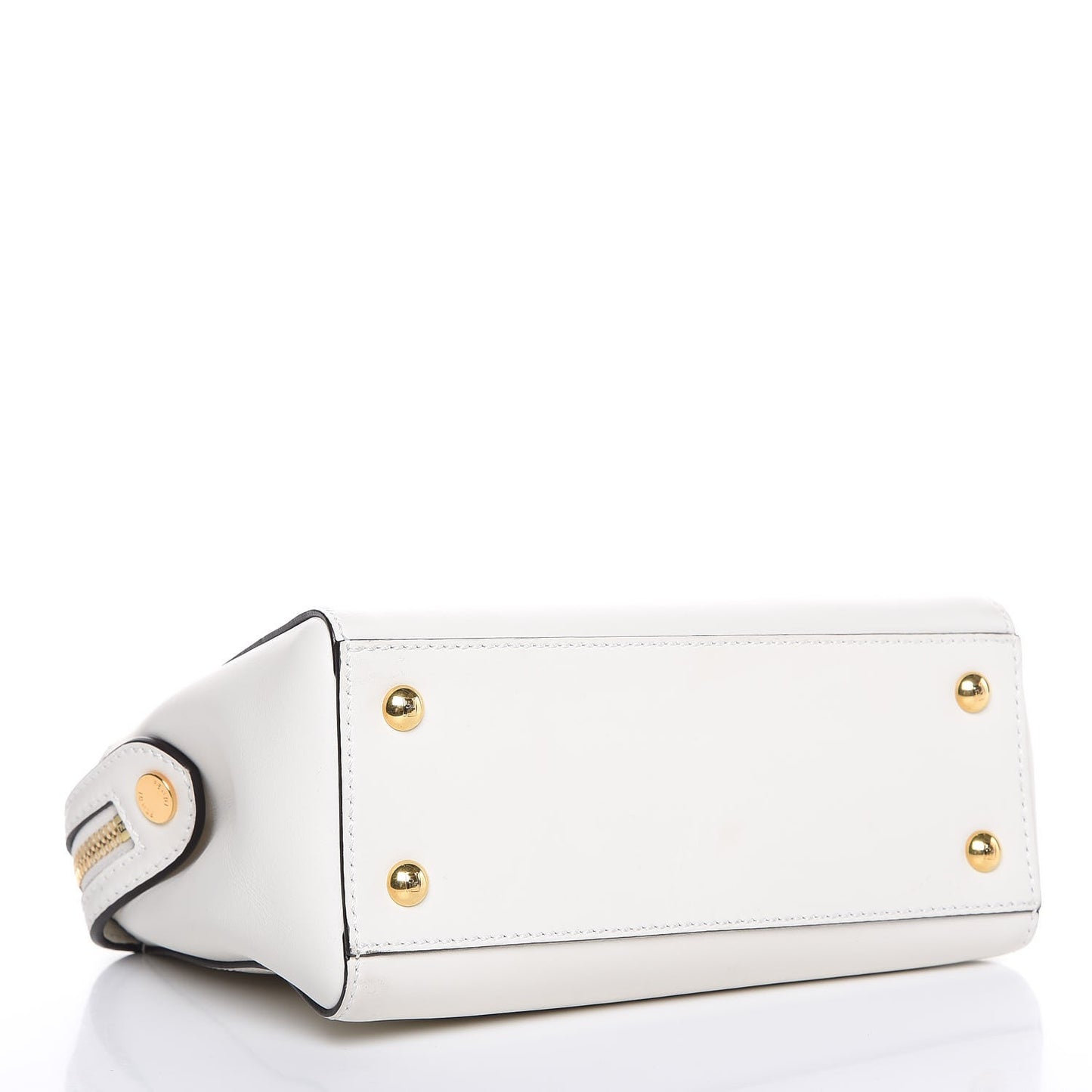 Vitello Baltico Ribbon Lace Up Floral Small DotCom Click Chain Satchel White Multicolor