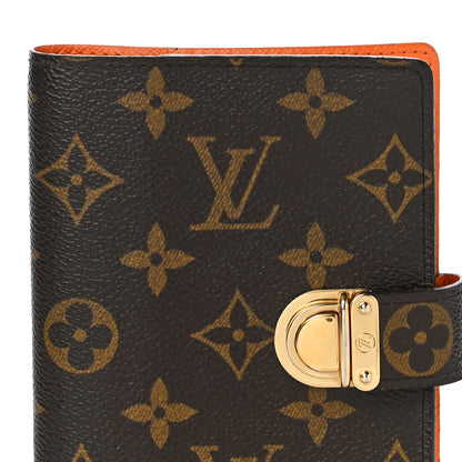 Louis Vuitton Monogram Koala Small Ring Agenda PM Orange 7 of 9