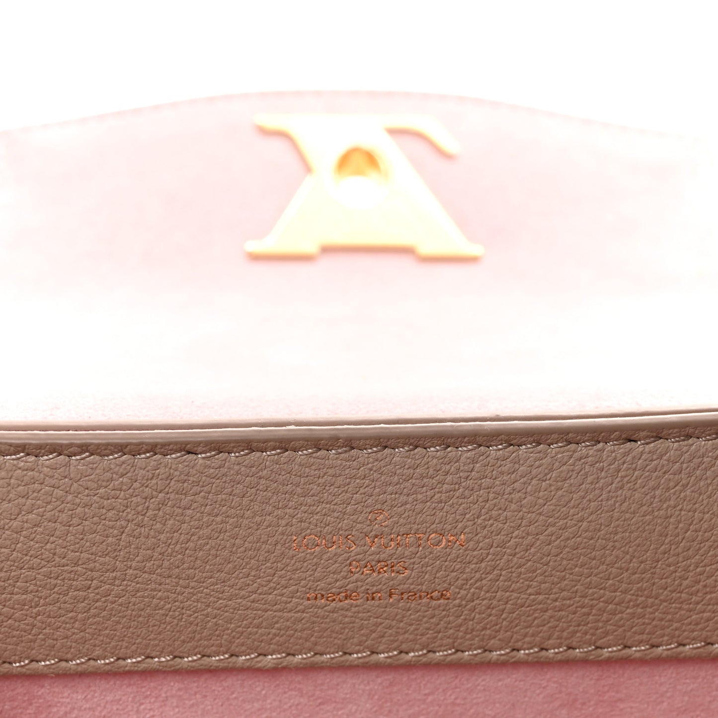 Soft Calfskin Mini Lockme Ever Greige