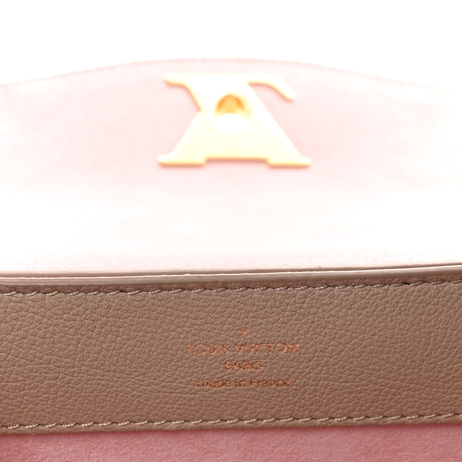 Louis Vuitton Soft Calfskin Mini Lockme Ever Greige 6 of 9