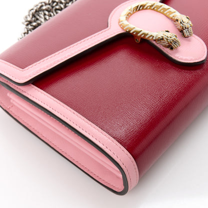 Gucci Azalea Calfskin Enamel Mini Dionysus Chain Wallet New Cherry Red Wild Rose Off White 10 of 12