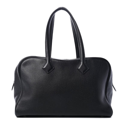 Hermes Taurillon Clemence Victoria II 35 Black 1 of 4