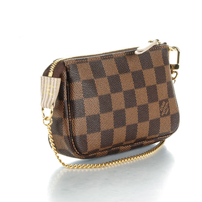 Louis Vuitton Damier Ebene Trunks and Locks Mini Pochette Accessories 3 of 7