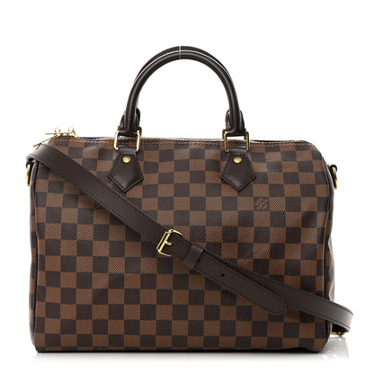 Louis Vuitton Damier Ebene Speedy Bandouliere 30 1 of 13