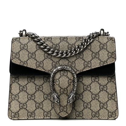 Gucci GG Supreme Monogram Mini Dionysus Shoulder Bag Black 1 of 14