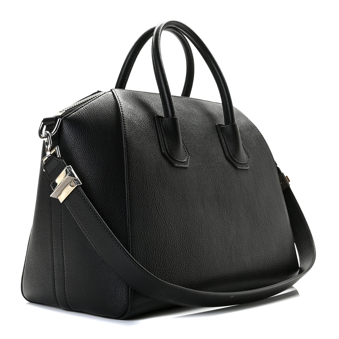 Sugar Goatskin Medium Antigona Black