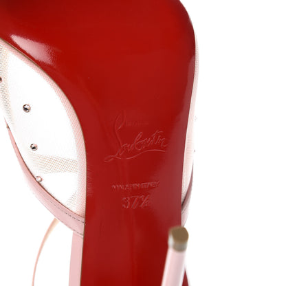 Christian Louboutin Rete Twistissima Strass100 Pumps 37.5 Vintage Rose 6 of 8