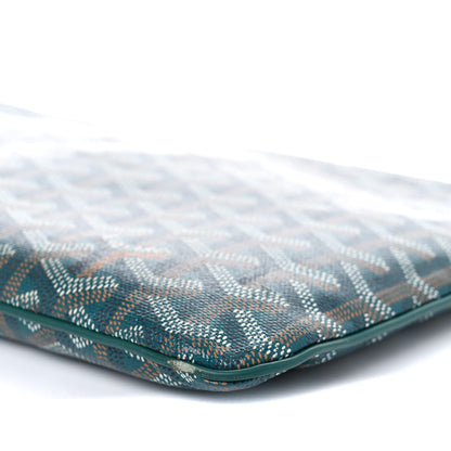 Goyard Goyardine Senat Pochette MM Green 9 of 13