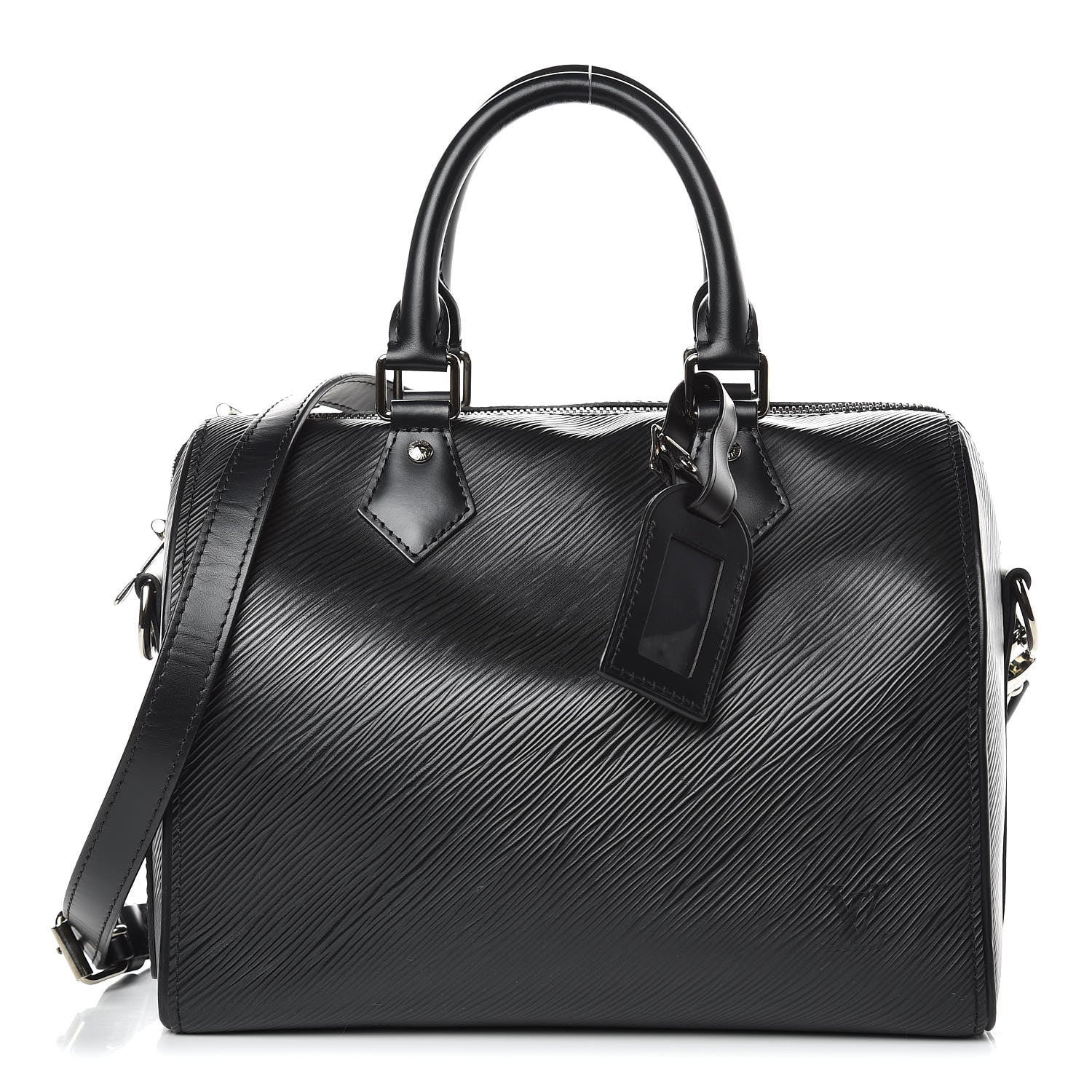 Louis Vuitton Epi Speedy Bandouliere 25 Black 1 of 8