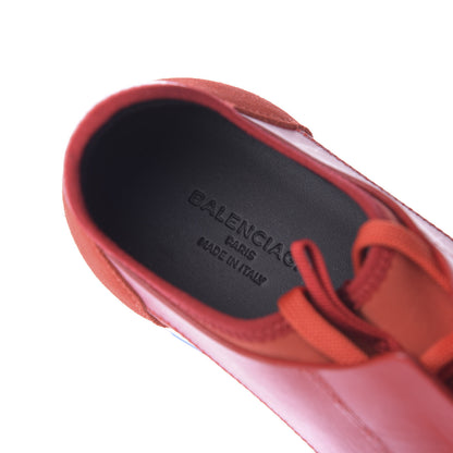 Balenciaga Mesh Calfskin Neoprene Suede Womens Race Runner Sneakers 39 Rouge 8 of 10