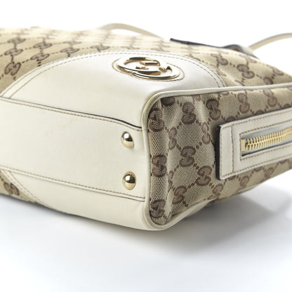 Gucci Monogram Medium New Britt Boston Off White 7 of 10