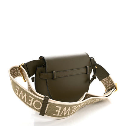 Loewe Calfskin Jacquard Mini Gate Dual Bag Autumn Green 2 of 10