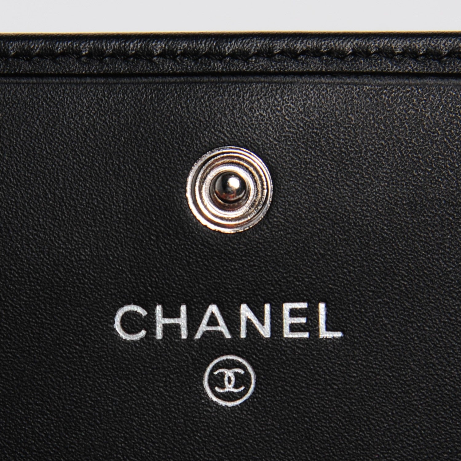 Chanel Calfskin Quilted Cambon Flap Wallet Black 5 of 8