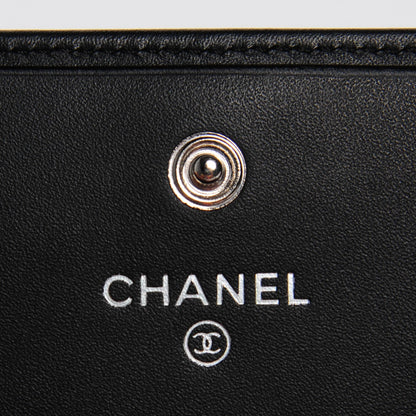 Chanel Calfskin Quilted Cambon Flap Wallet Black 5 of 8
