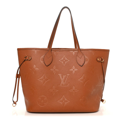 Louis Vuitton Empreinte Monogram Giant Neverfull MM Cognac 1 of 10