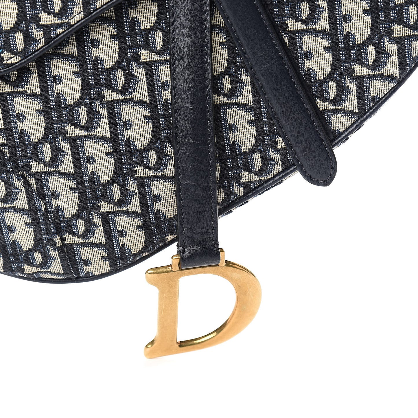 Oblique Saddle Bag Blue