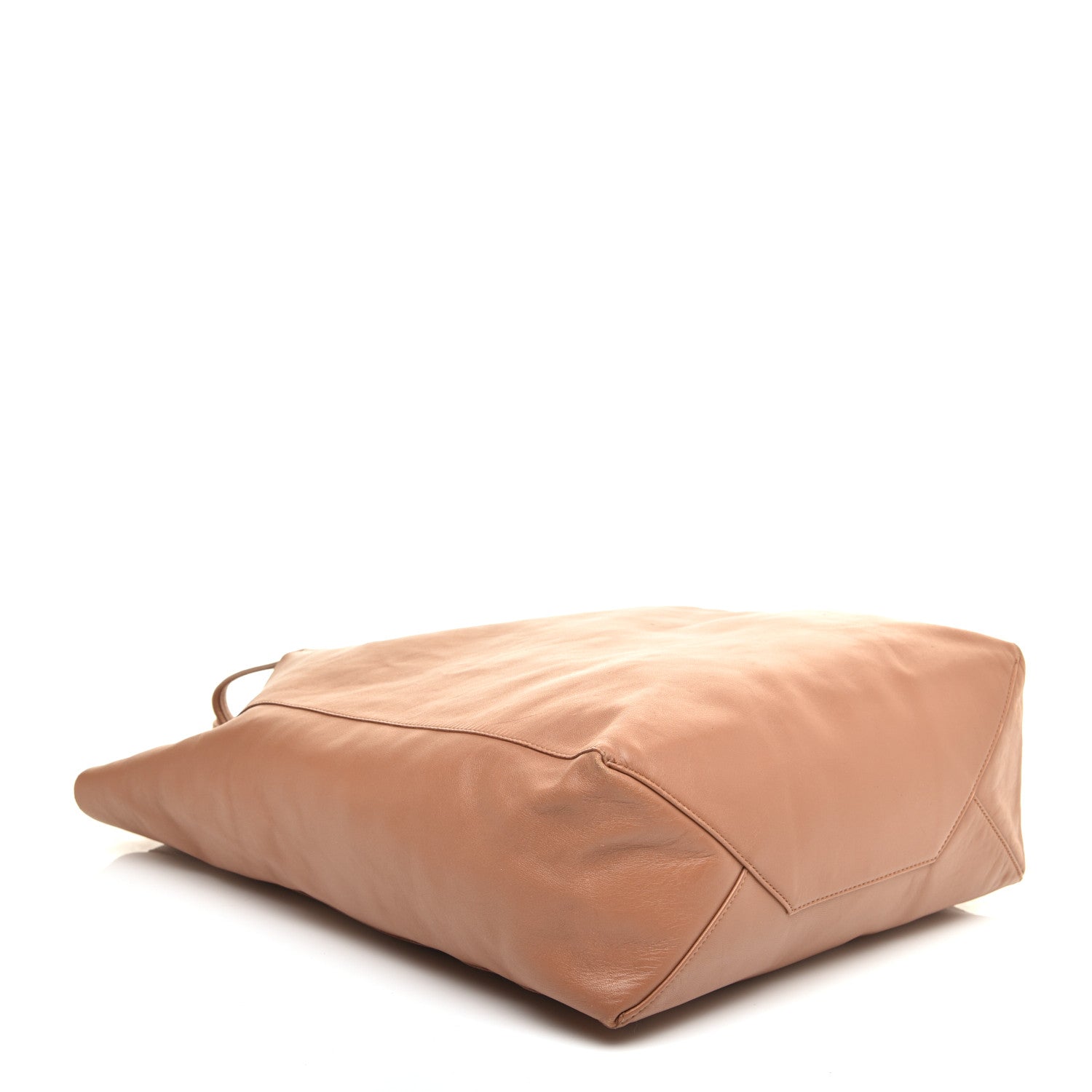 Celine Lambskin Vertical Cabas Tan 4 of 9