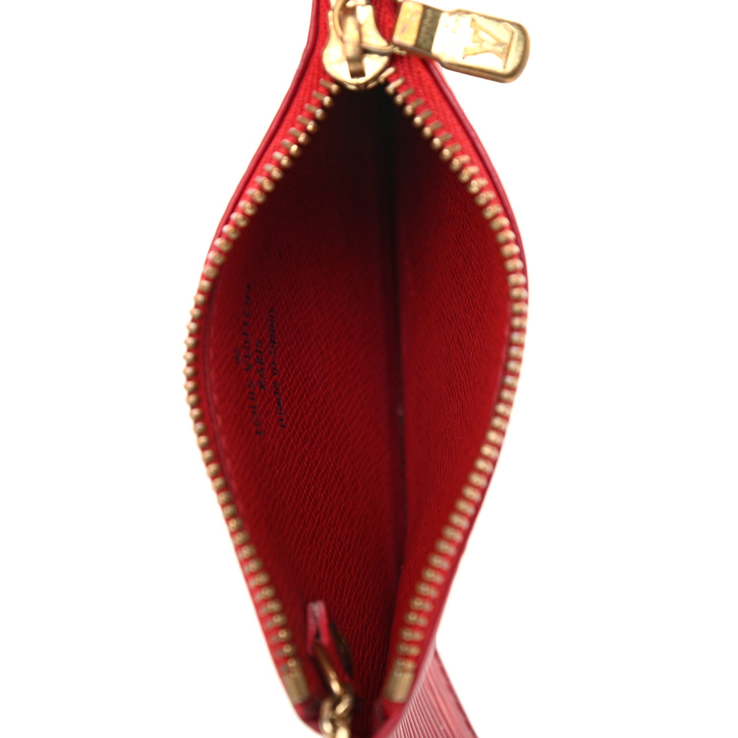 Louis Vuitton Epi Key Pouch Castillan Red 4 of 12