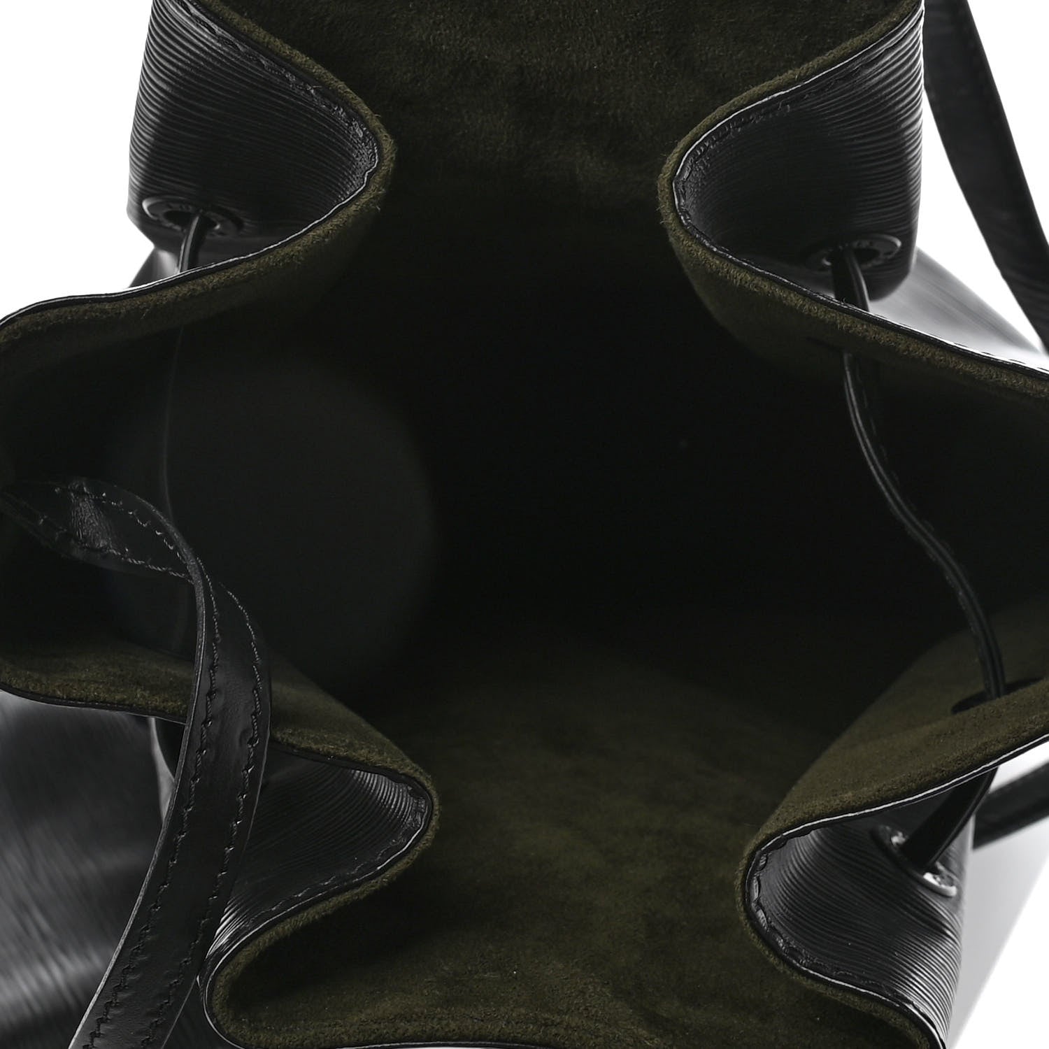 Louis Vuitton Epi Sac a Dos Drawstring Bag Black 4 of 4