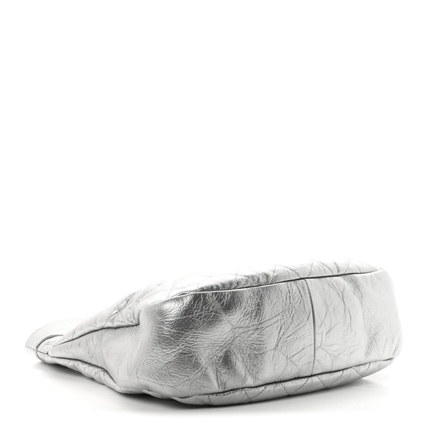 Chanel Metallic Crumpled Calfskin Small 31 Shopping Bag Silver 4 of 10