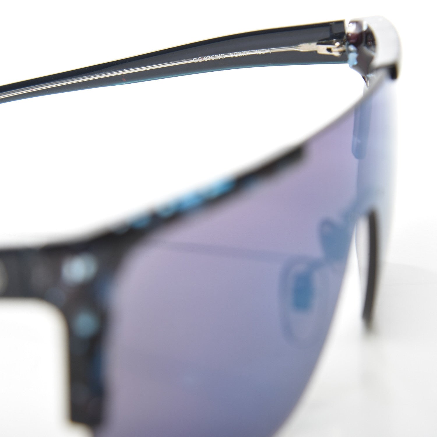 Gucci Acetate Mask Sunglasses GG3752/S Black 5 of 9