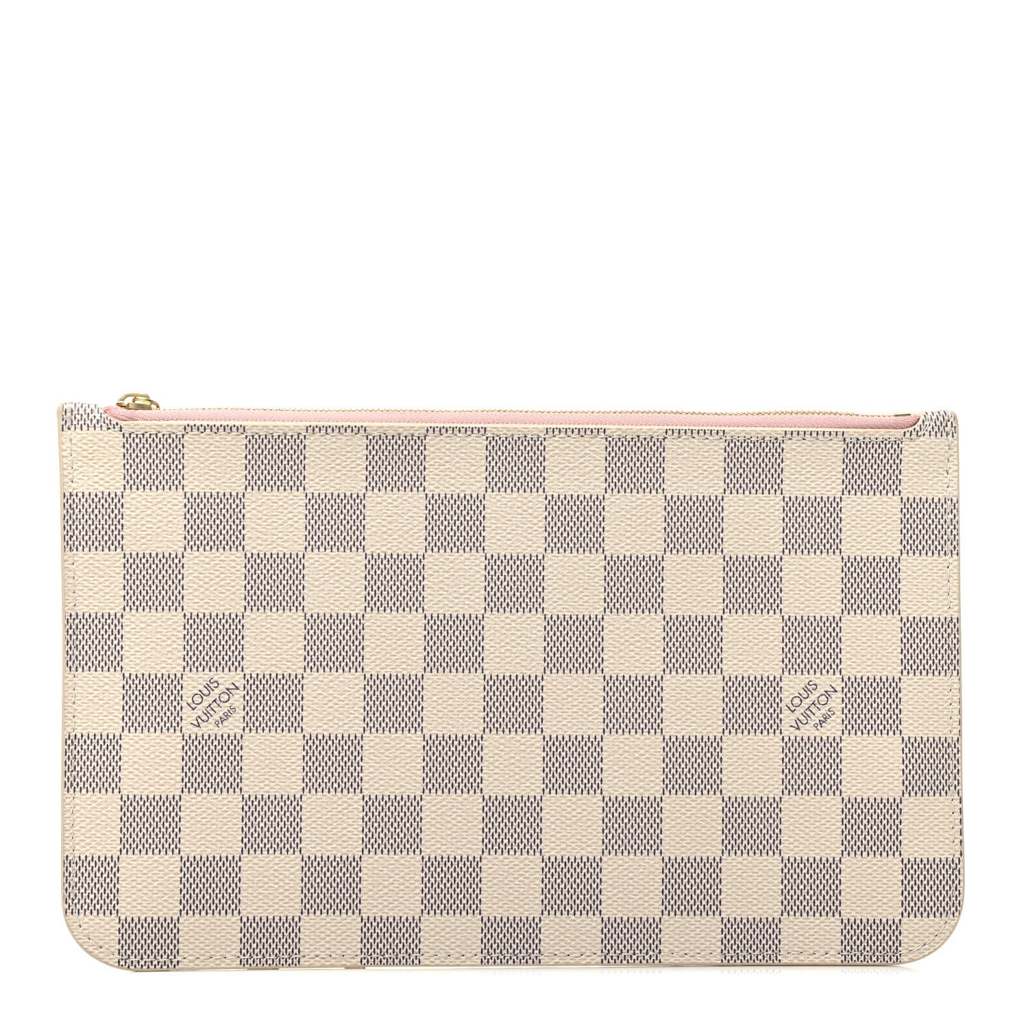 Louis Vuitton Damier Azur Neverfull MM GM Pochette Rose Ballerine 1 of 3